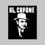 Al Capone - čierna zimná letecká bunda BOMBER s límcom, typ CWU z pevného materiálu s masívnym zipsom na zapínanie 100%nylón, čiastočne vodeodolná